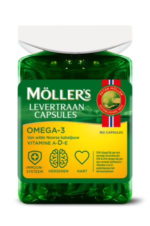 Möller's Omega-3 Balık Yağı Kapsülleri - 160 kapsül