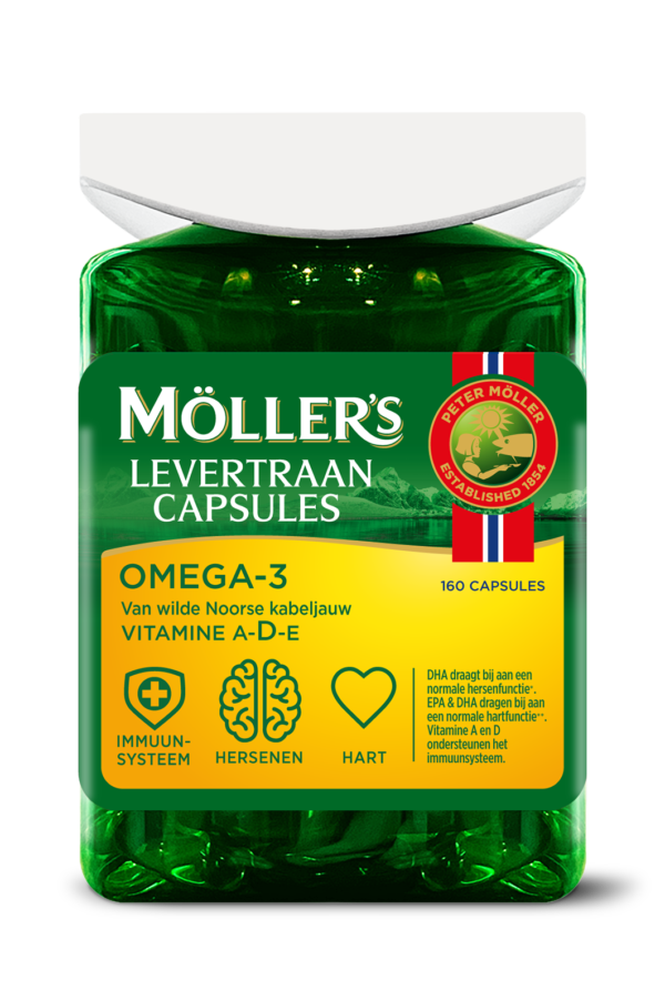Möller's Omega-3 Balık Yağı Kapsülleri - 160 kapsül