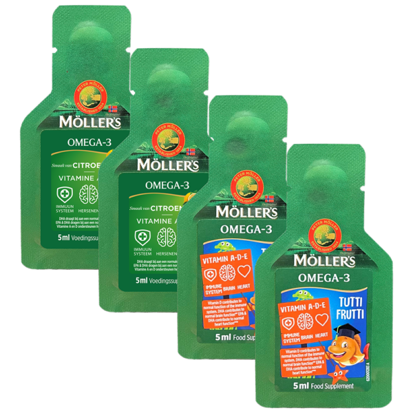 Möller's Omega-3 Test Paketi 4x 5ml